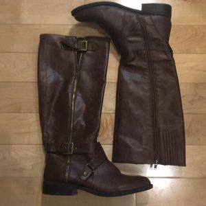 Guess Brown Knee High Boots 8M